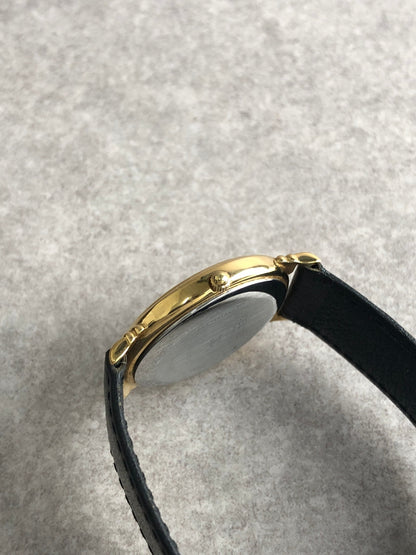 CELINE Watch Gold×Black Vintage k2wzaa