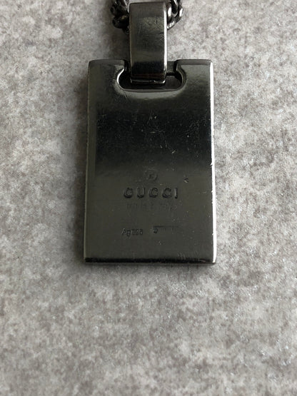 GUCCI Necklace Silver Vintage jtj54k