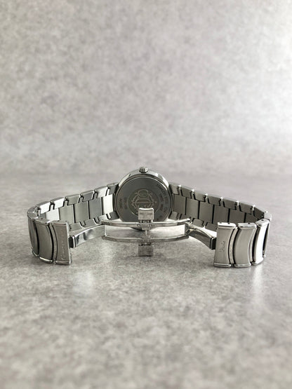 Christian Dior Logo Quartz Watch Silver D77-100 Vintage mz5ddk