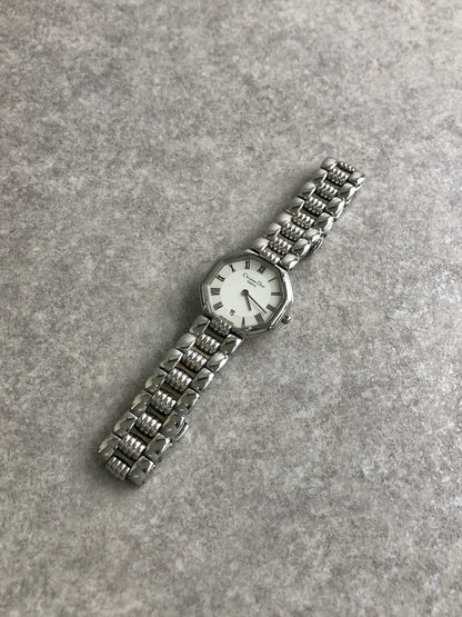 Christian Dior Octagon Watch Silver Vintage ygwbm8