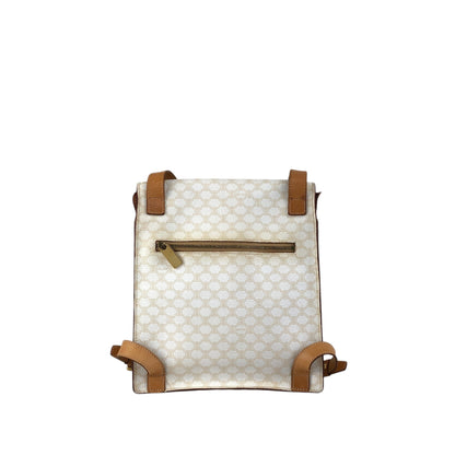 CELINE Macadam Backpack White Vintage w8wdat
