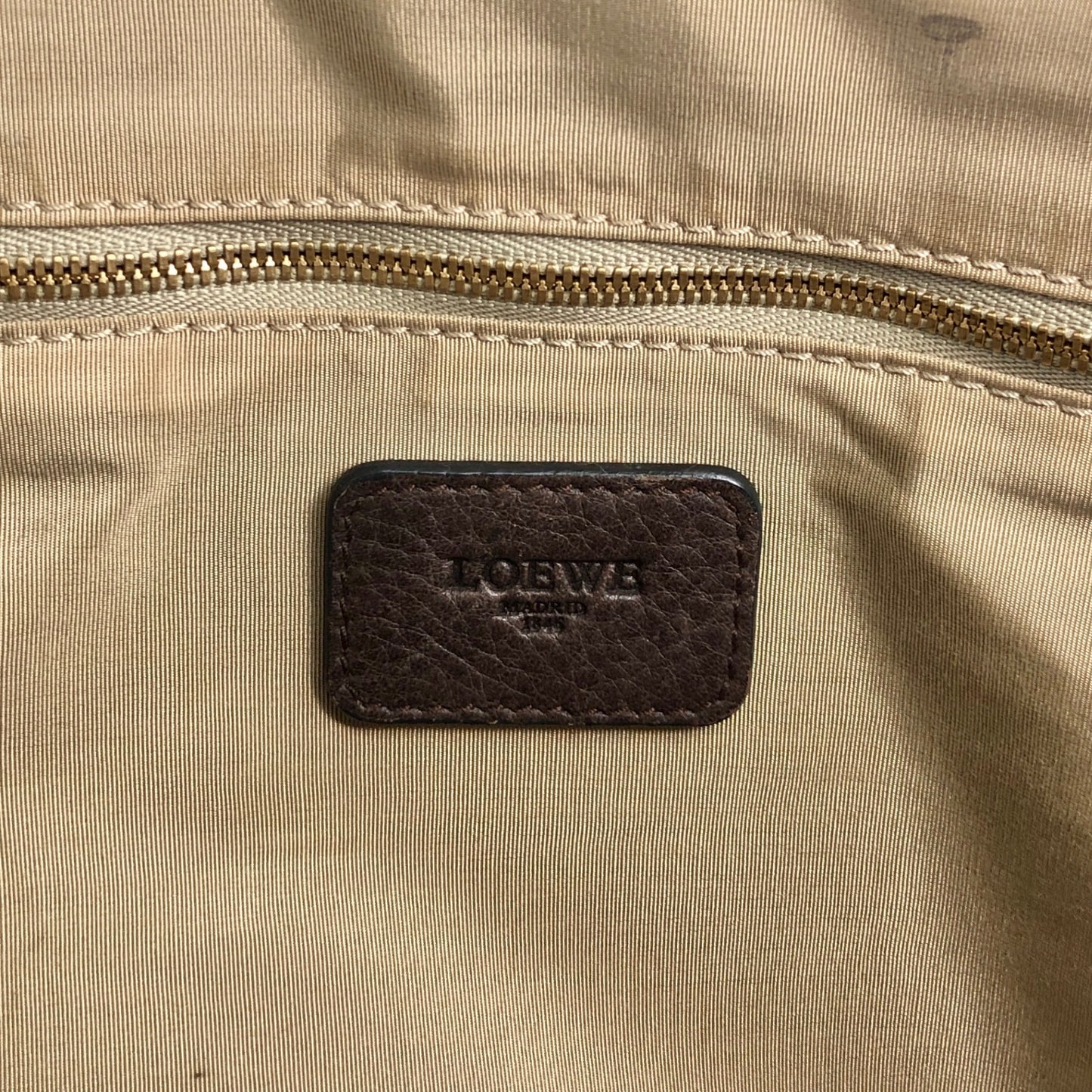 LOEWE Logo Totebag Brown Vintage ewpmv3