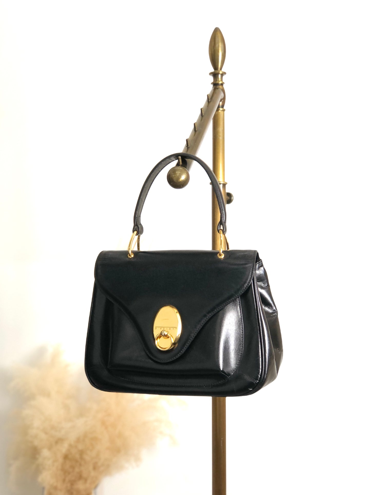 GIVENCHY Handbag Black Vintage vaswcb