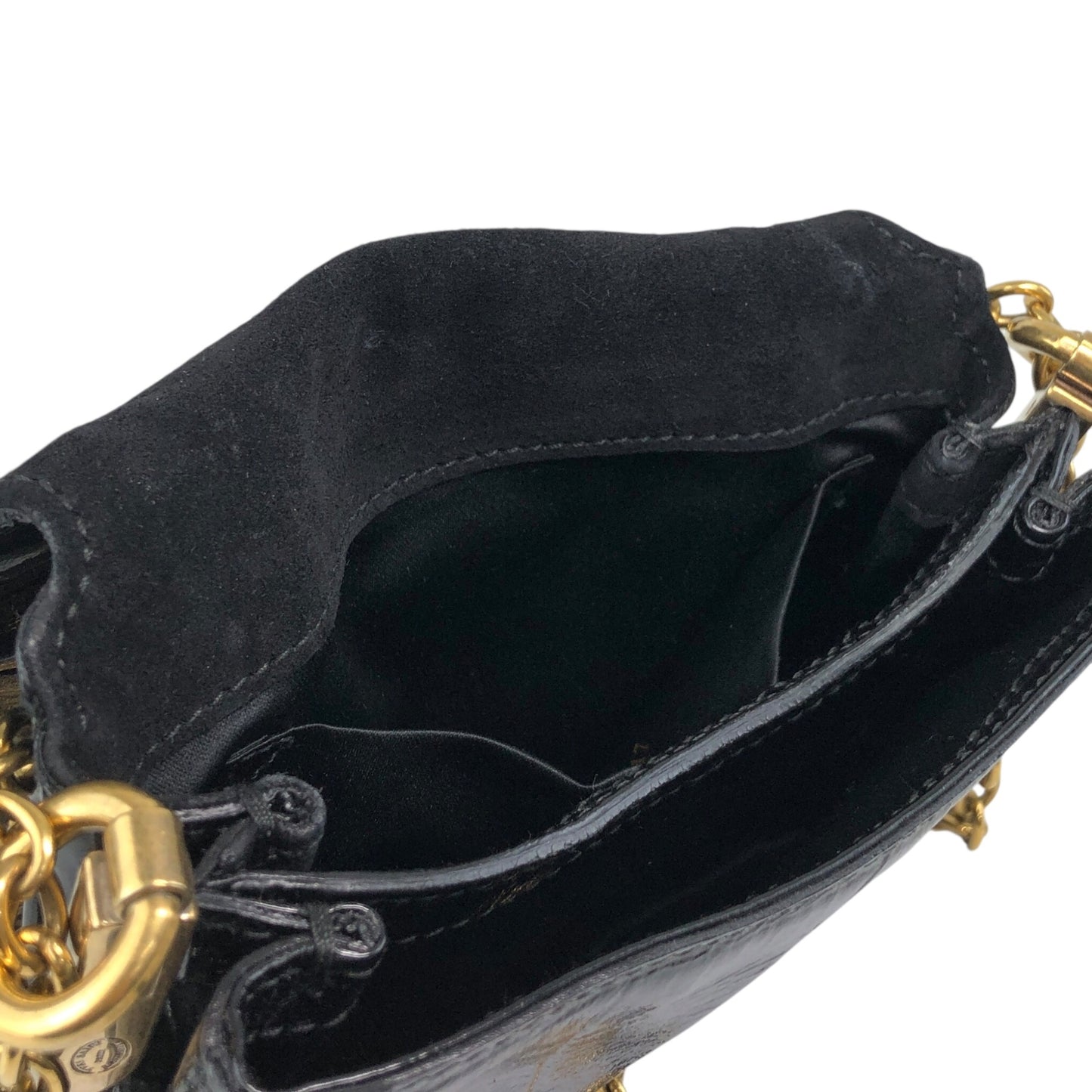 Yves Saint Laurent Chain Shoulder bag Black Vintage rncjip
