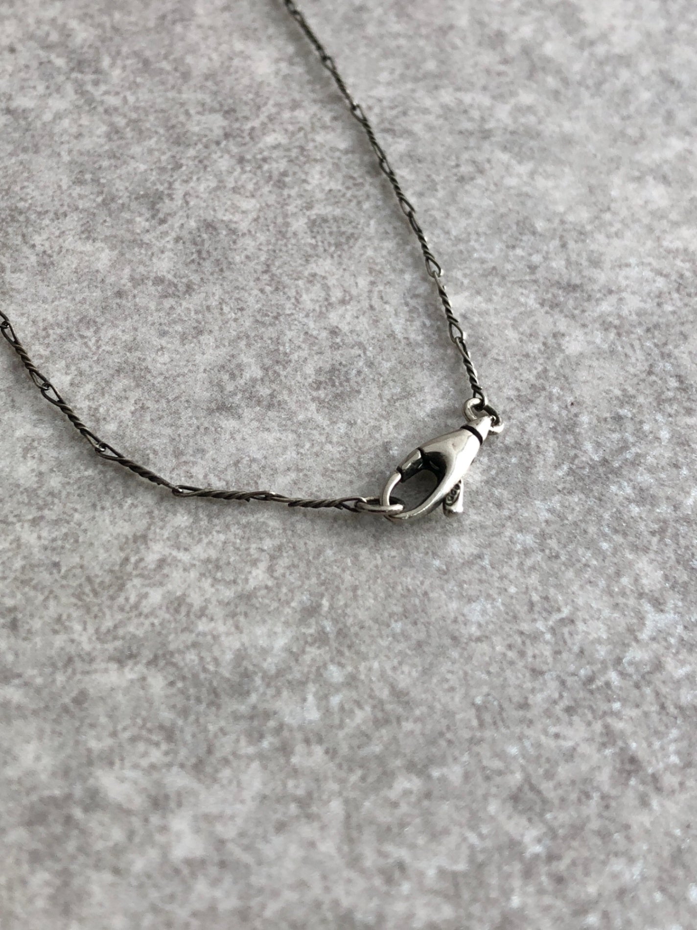 GUCCI Interlocking SILVER925 Necklace Silver Vintage 6uwnjy