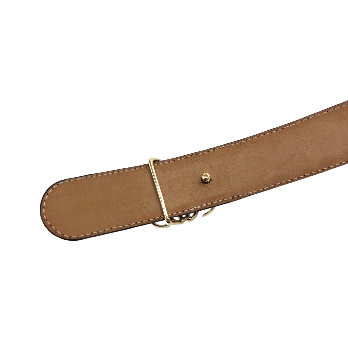 LOEWE Anagram Belt Brown Vintage 7x2w68