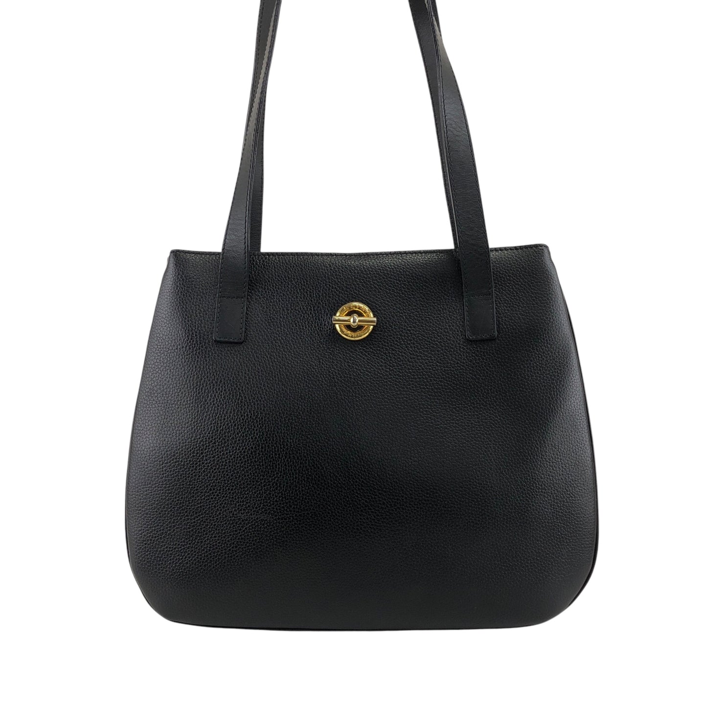 CELINE Toggle Clasp Shoulder bag Black Vintage dfgr6w