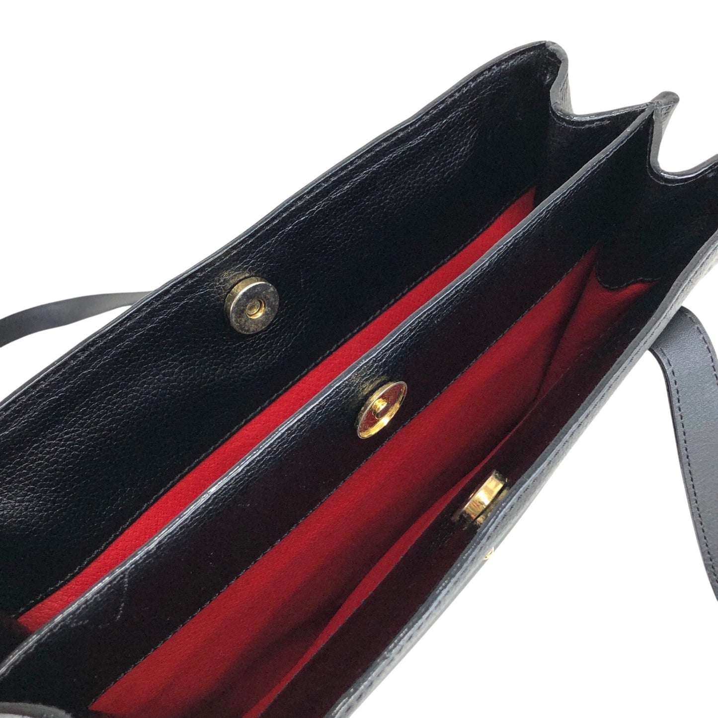 CELINE Toggle Clasp Shoulder bag Black Vintage dfgr6w