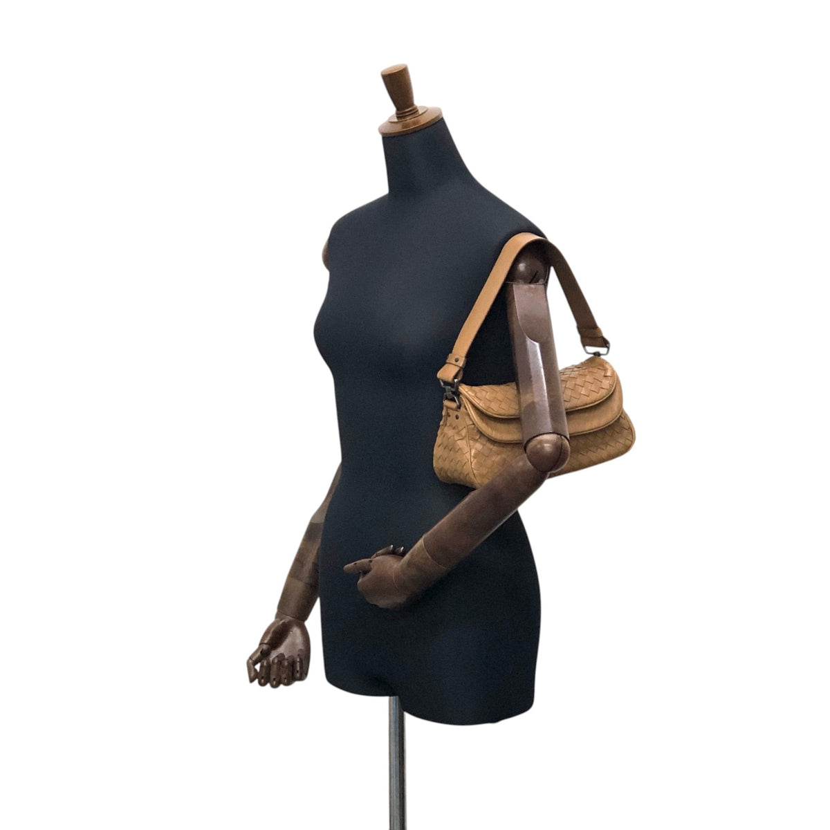 Bottega Veneta Intrecciato Shoulder bag Hobobag Brown Vintage 26xfe8