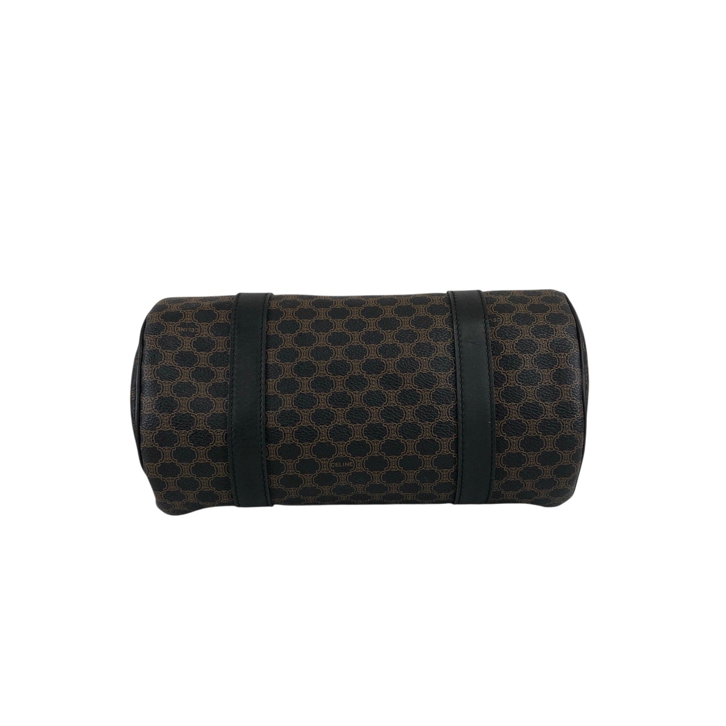 CELINE Macadam Blason Handbag Totebag Black Vintage etm2ud