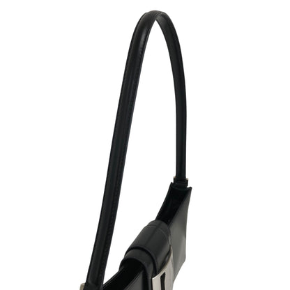 Salvatore Ferragamo Gancini Shoulder bag Black Vintage psuefg
