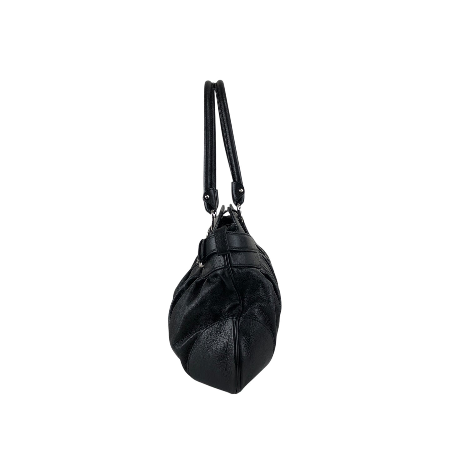 Salvatore Ferragamo Gancini Handbag Black Vintage 5aexwa