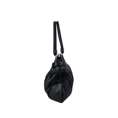 Salvatore Ferragamo Gancini Handbag Black Vintage 5aexwa