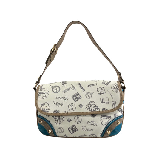LOEWE Shoulder bag Beige Vintage k67gra