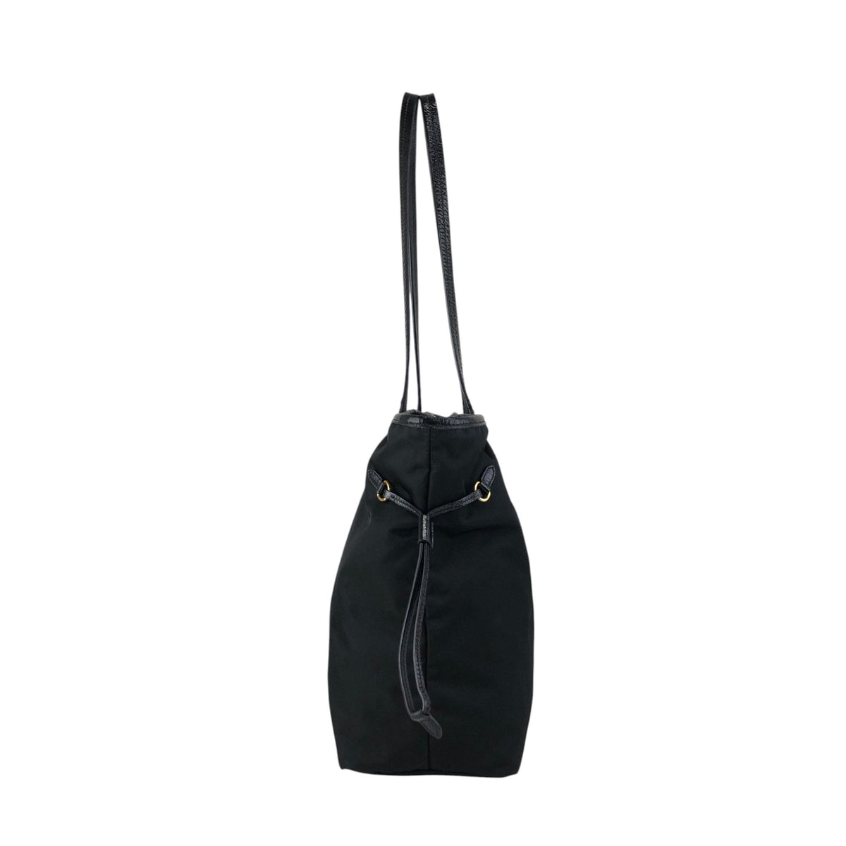 PRADA Logo Totebag Black Vintage 3h573h