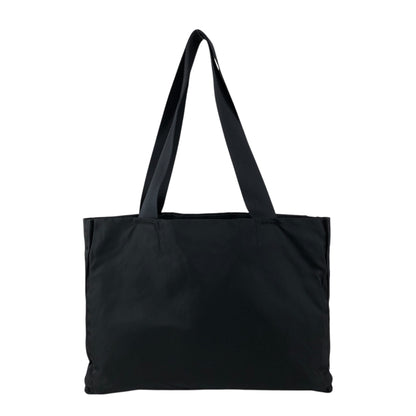 PRADA Tessuto Triangle Logo Totebag Black Vintage cxjc8u