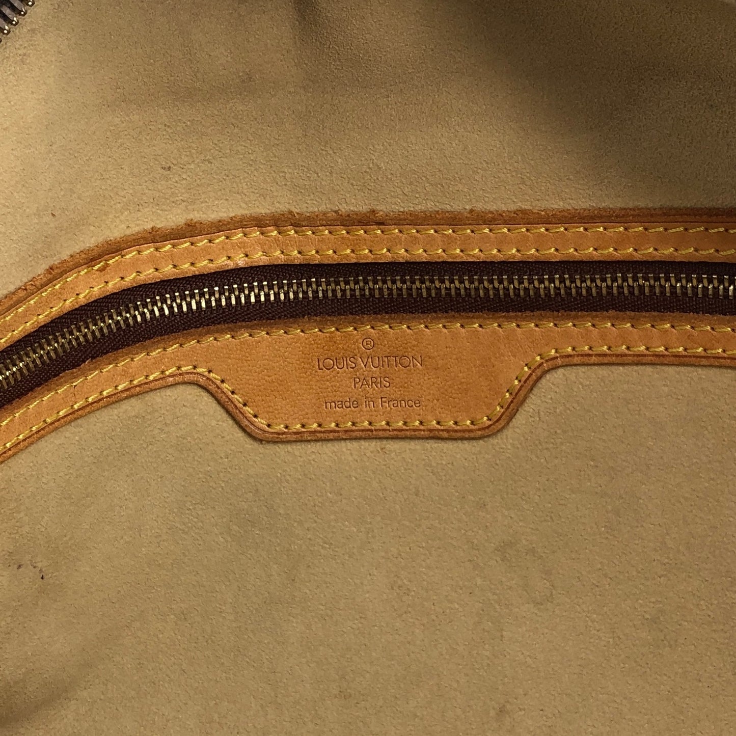LOUIS VUITTON Monogram Totebag Brown Vintage su5r5b