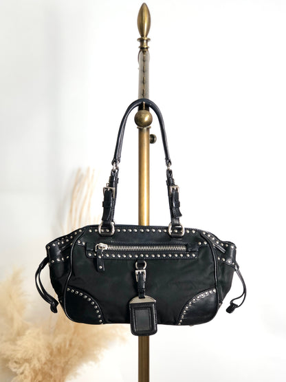 PRADA Totebag Black Vintage dgrztj