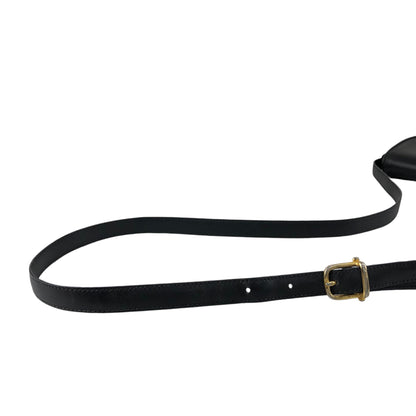 CELINE Triomphe Shoulder bag Black Vintage g3k6b3