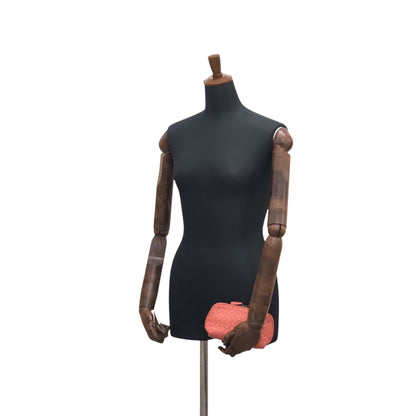 Bottega Veneta Intrecciato Pouch Red Brown Vintage fyjhr7