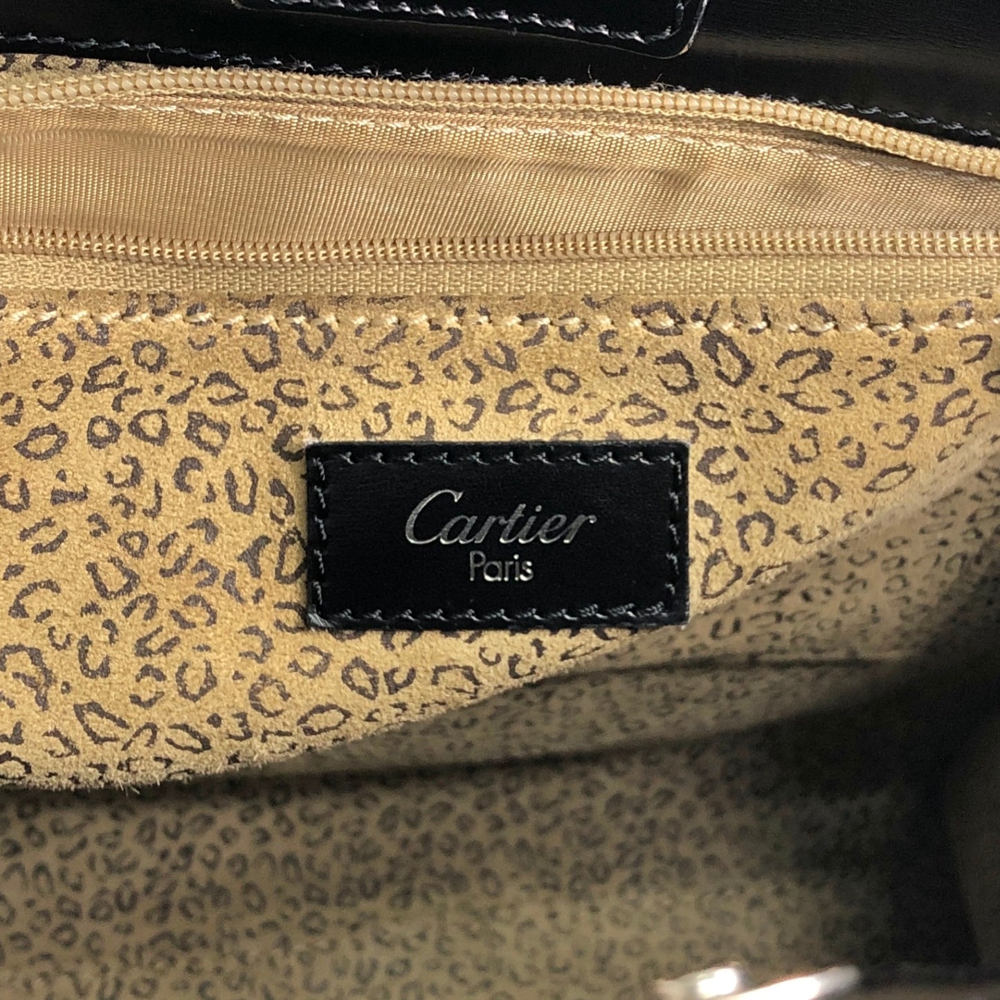 Cartier Handbag Black Vintage pk4pc8