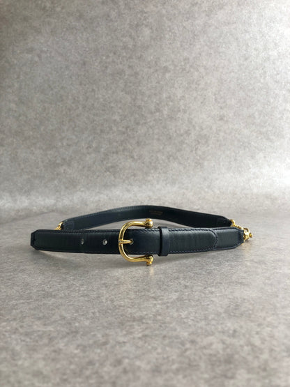 CELINE Belt Navy Vintage s7vnci