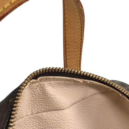 LOUIS VUITTON Monogram Two-way Handbag Shoulder bag Brown M47500 Vintage 8y7es4