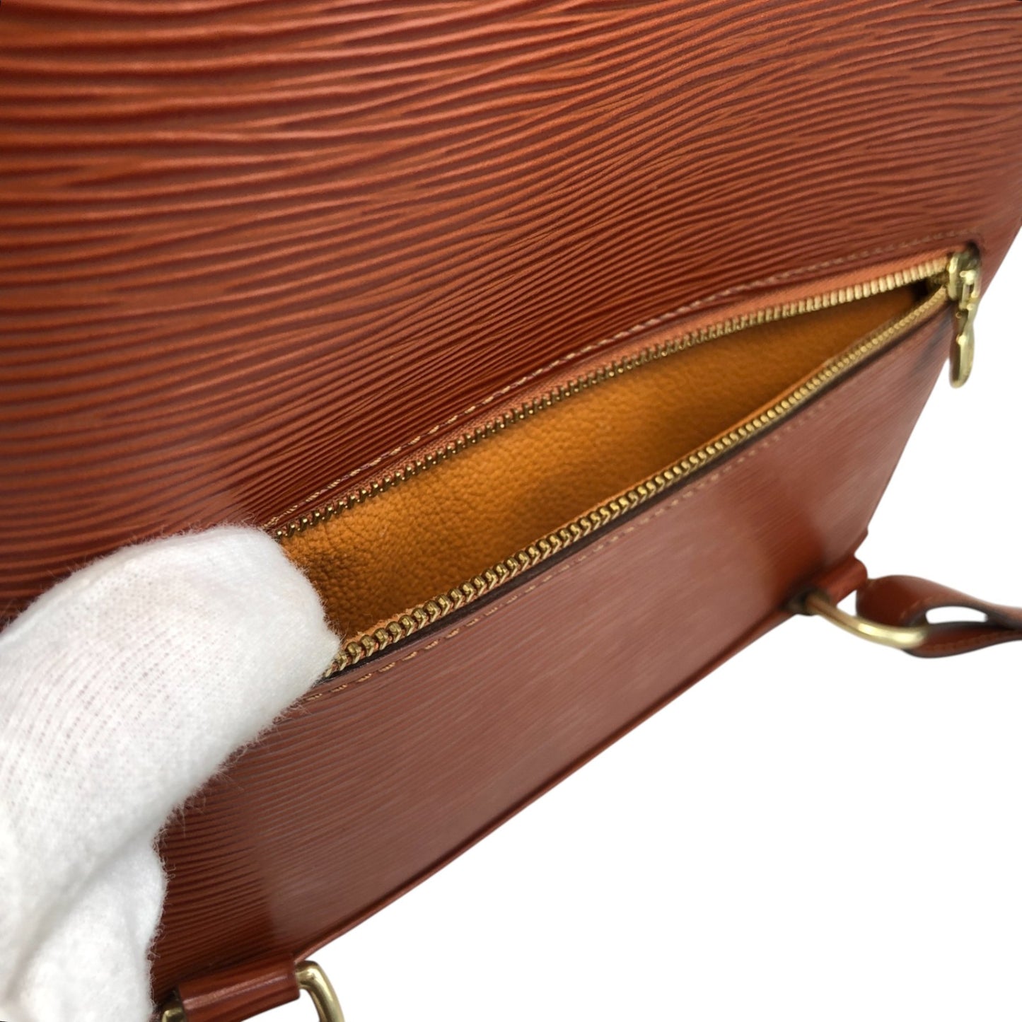 LOUIS VUITTON Epi Backpack Brown M52233 Vintage dfeveu