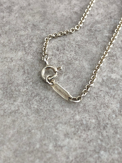 Tiffany & Co. Heart Motif  SILVER925 Necklace Silver Vintage 87wdvb