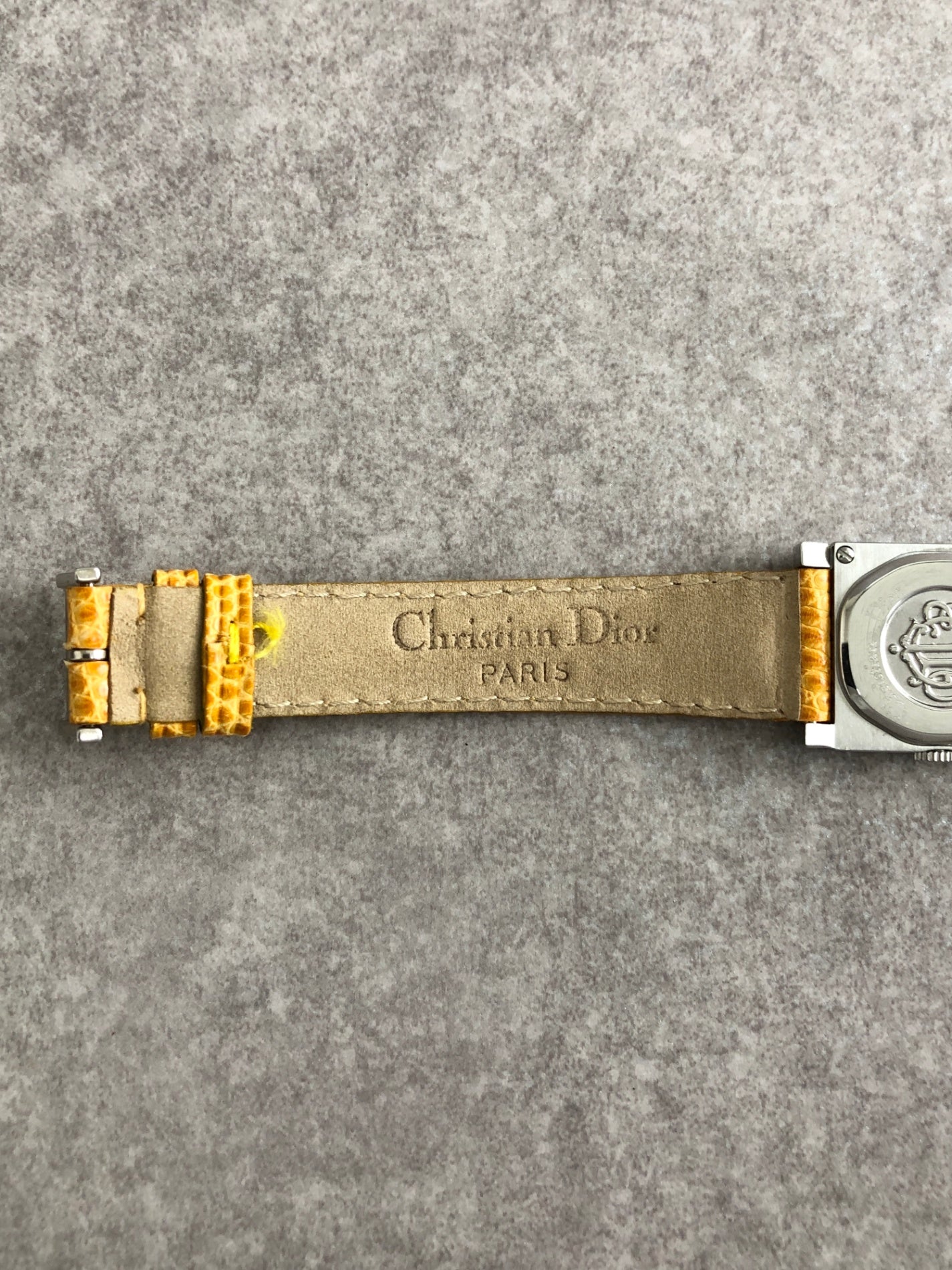 Christian Dior Quartz Watch Beige D60-109 Vintage y725yt
