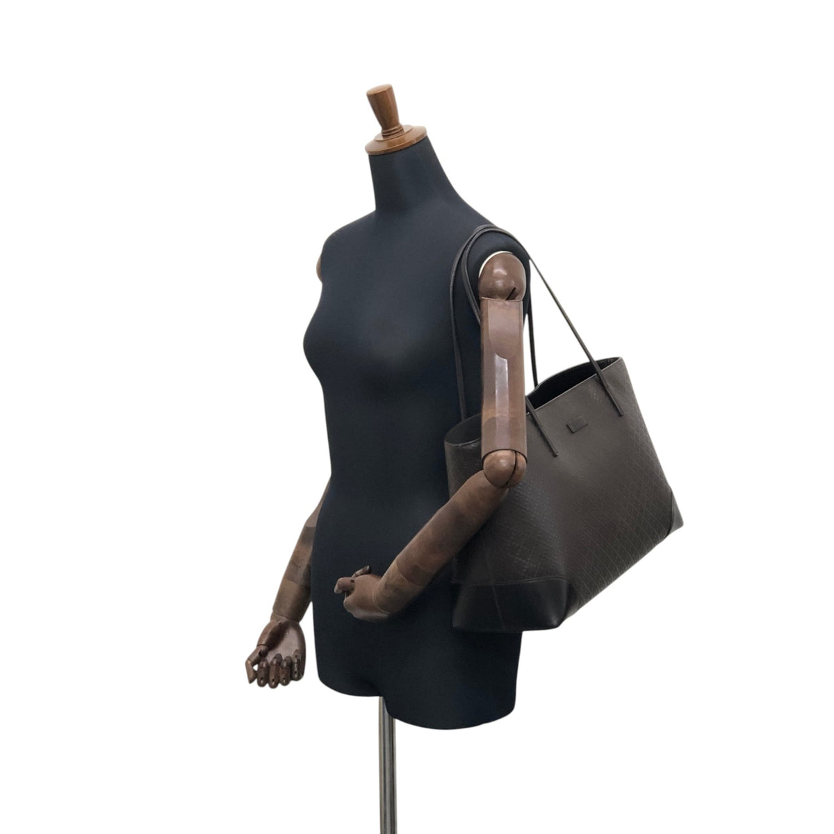 GUCCI Logo Totebag Brown Vintage sjc4yu