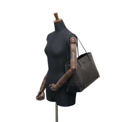 GUCCI Logo Totebag Brown Vintage sjc4yu