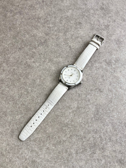 CELINE Quartz Watch White Vintage x4tfzi