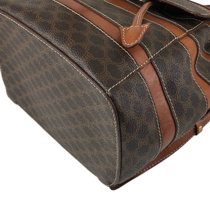 CELINE Macadam Logo Backpack Brown Vintage 32j7rc