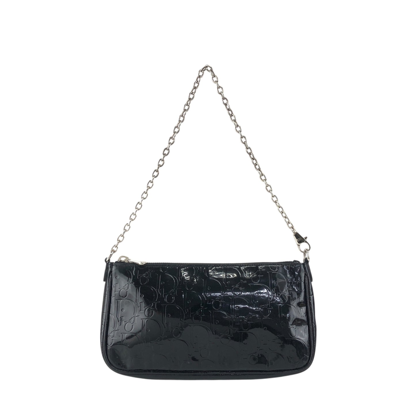 Christian Dior Trotter Small Chain Handbag Black Vintage 5zy6xf