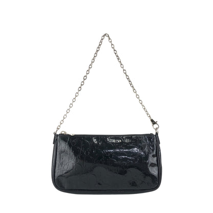 Christian Dior Trotter Small Chain Handbag Black Vintage 5zy6xf