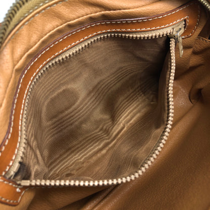 CELINE Macadam Blason Shoulder bag Brown Vintage m7s7jn
