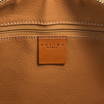 CELINE Macadam Blason Two-way Small Boston bag Shoulder bag Brown Vintage haxmcm