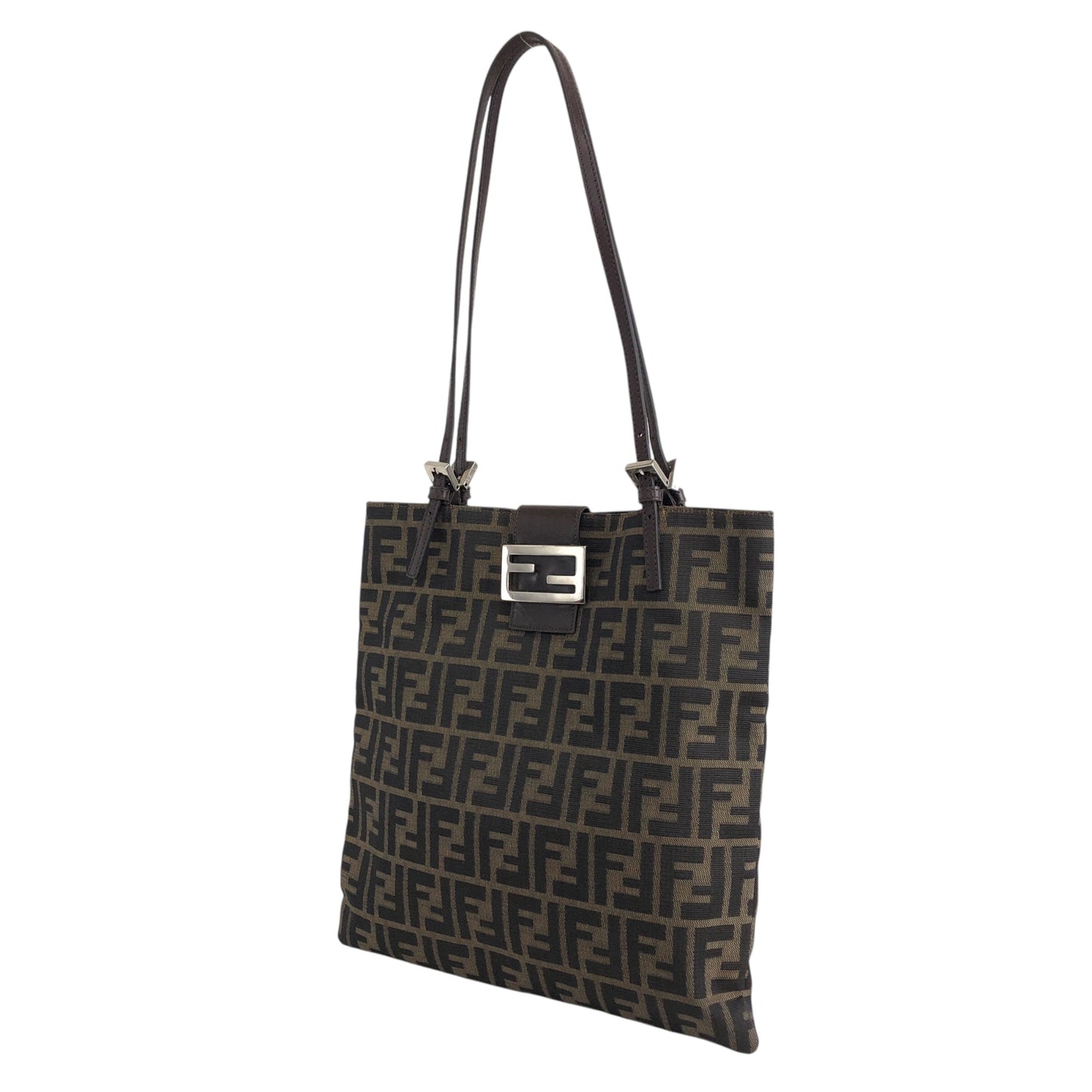 FENDI Zucca Logo Tote bags Brown Vintage 7gujke