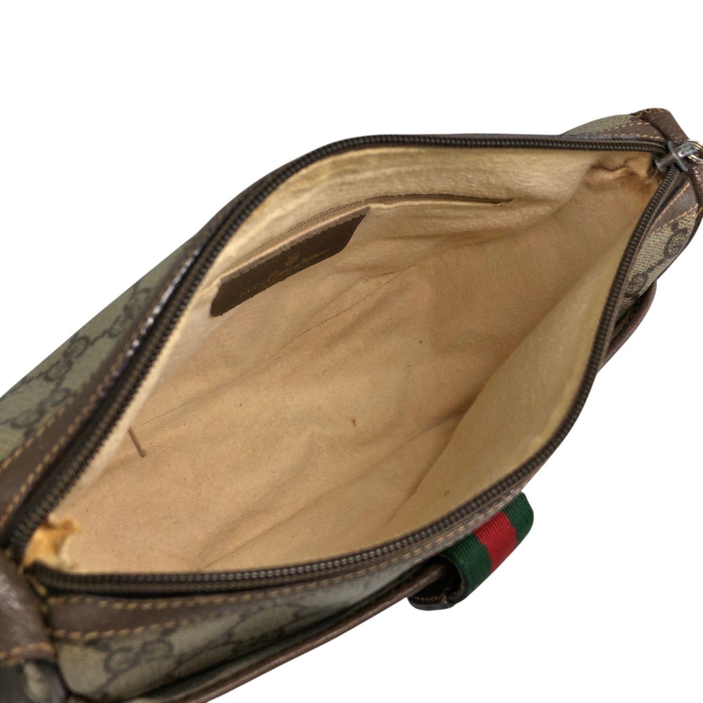GUCCI Sherry Line Shoulder bag Beige Vintage wwyvj3