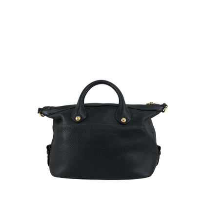 LOEWE Anagram Two-way Handbag Shoulder bag Black Vintage 2n8mxe