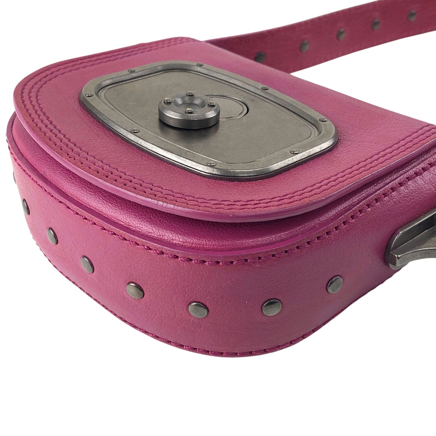 CELINE Stud Small Shoulder bag Pink Vintage hvizvp