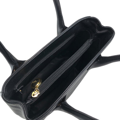 Christian Dior CD Logo Totebag Handbag Black Vintage gvanu8