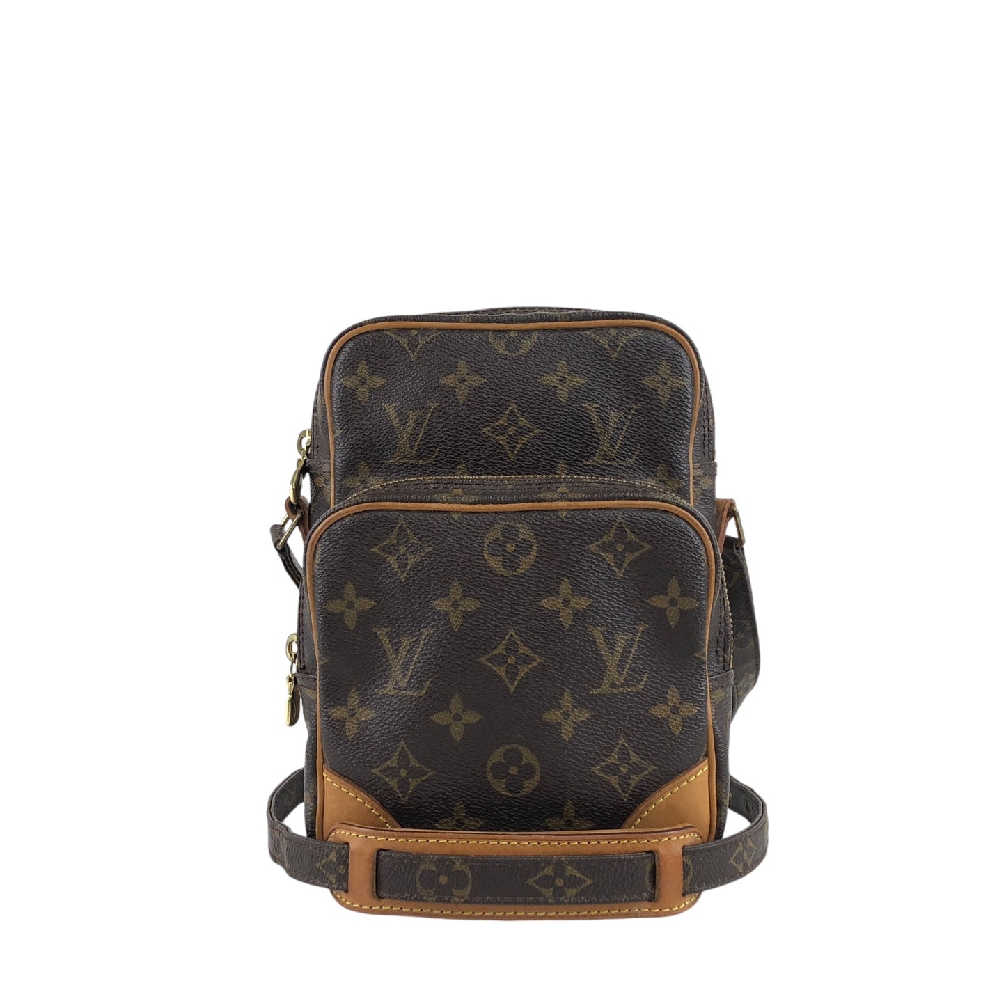 LOUIS VUITTON Monogram Shoulder bag Brown M45236 Vintage tnv3ux