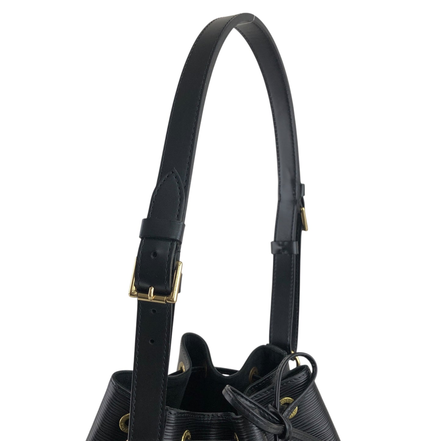 LOUIS VUITTON Epi Logo Shoulder bag Black M59012 Vintage yahgim
