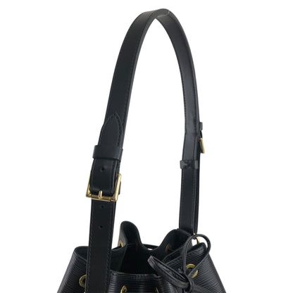 LOUIS VUITTON Epi Logo Shoulder bag Black M59012 Vintage yahgim
