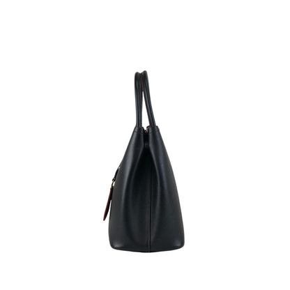PRADA Triangle Logo Handbag Black Vintage n54bxv