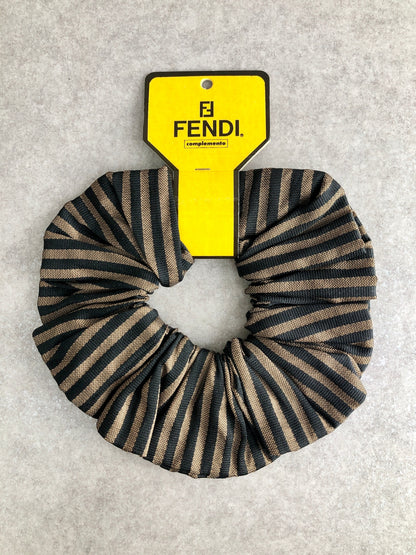 FENDI Pecan Hair accessories Brown×Black Vintage ydpnd6