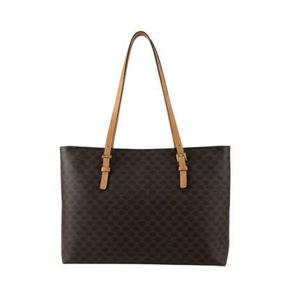 CELINE Macadam Totebag Brown Vintage 8azhcw