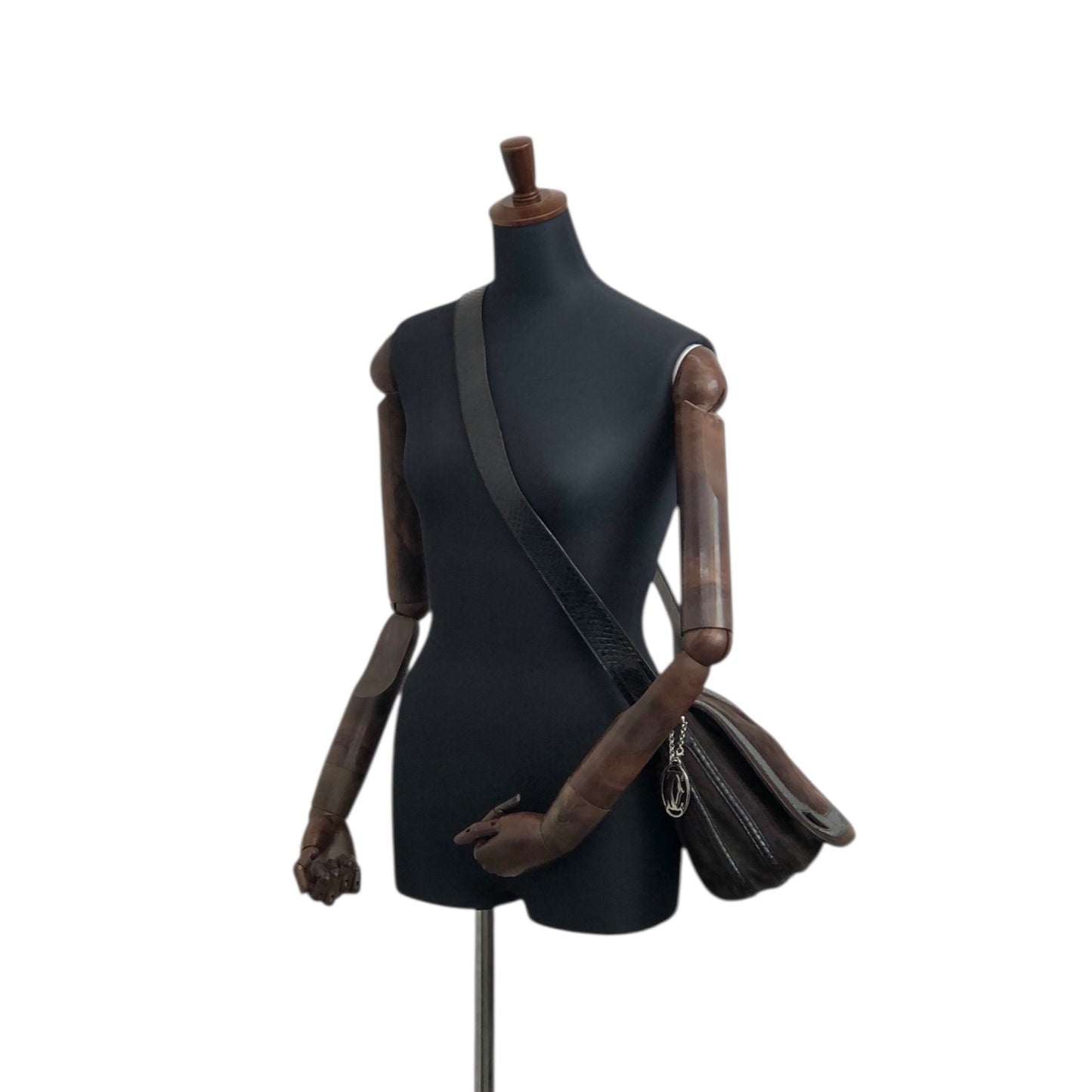 Cartier Shoulder bag Brown Vintage yr74va